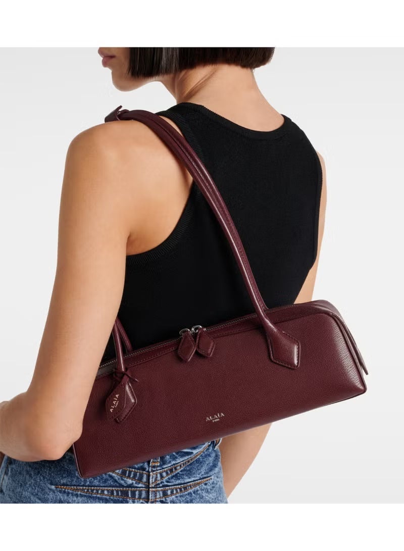 عاليا باريس حقيبة كتف ألايا لي تيكل متوسطة من الجلد - Image 5